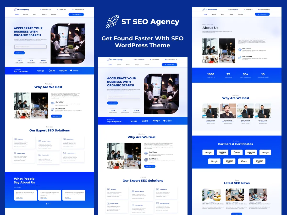 ST SEO Agency - Premium SEO WordPress Theme