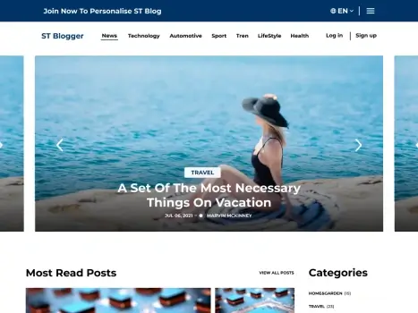 free-blog-wordpress-theme