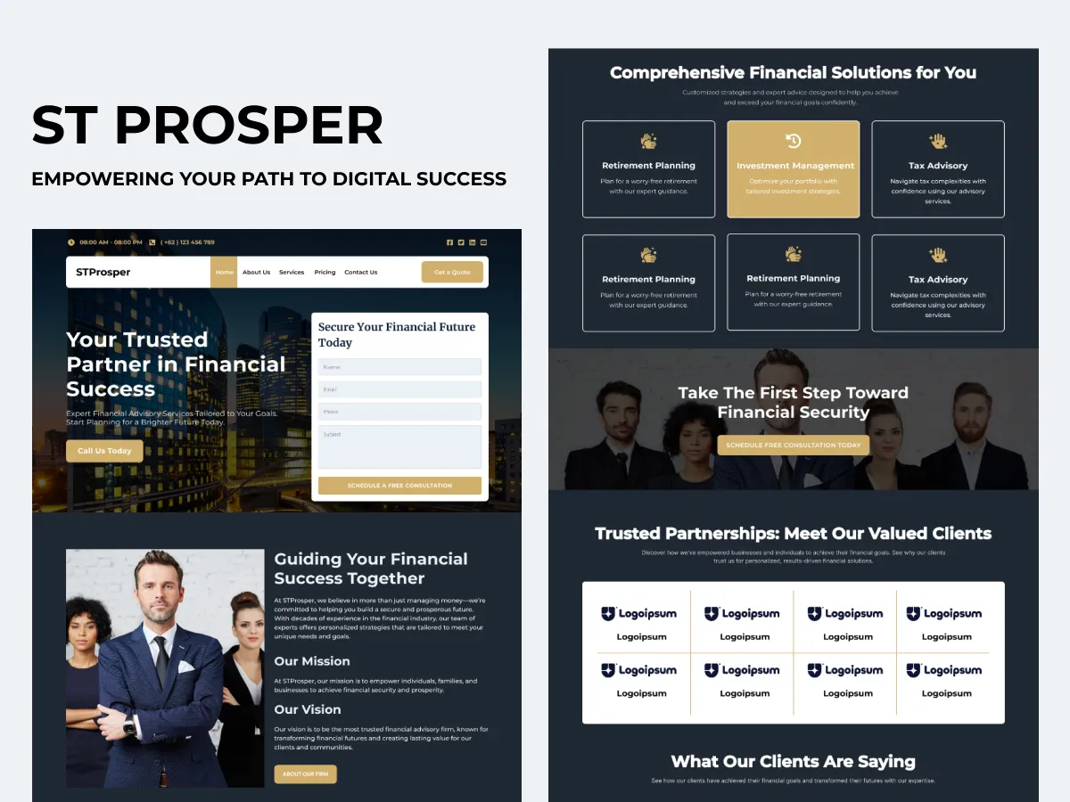 financial services wordpress theme